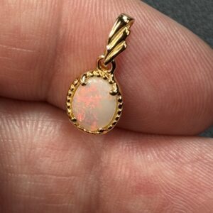 Australian Opal Gold Plated Pendant